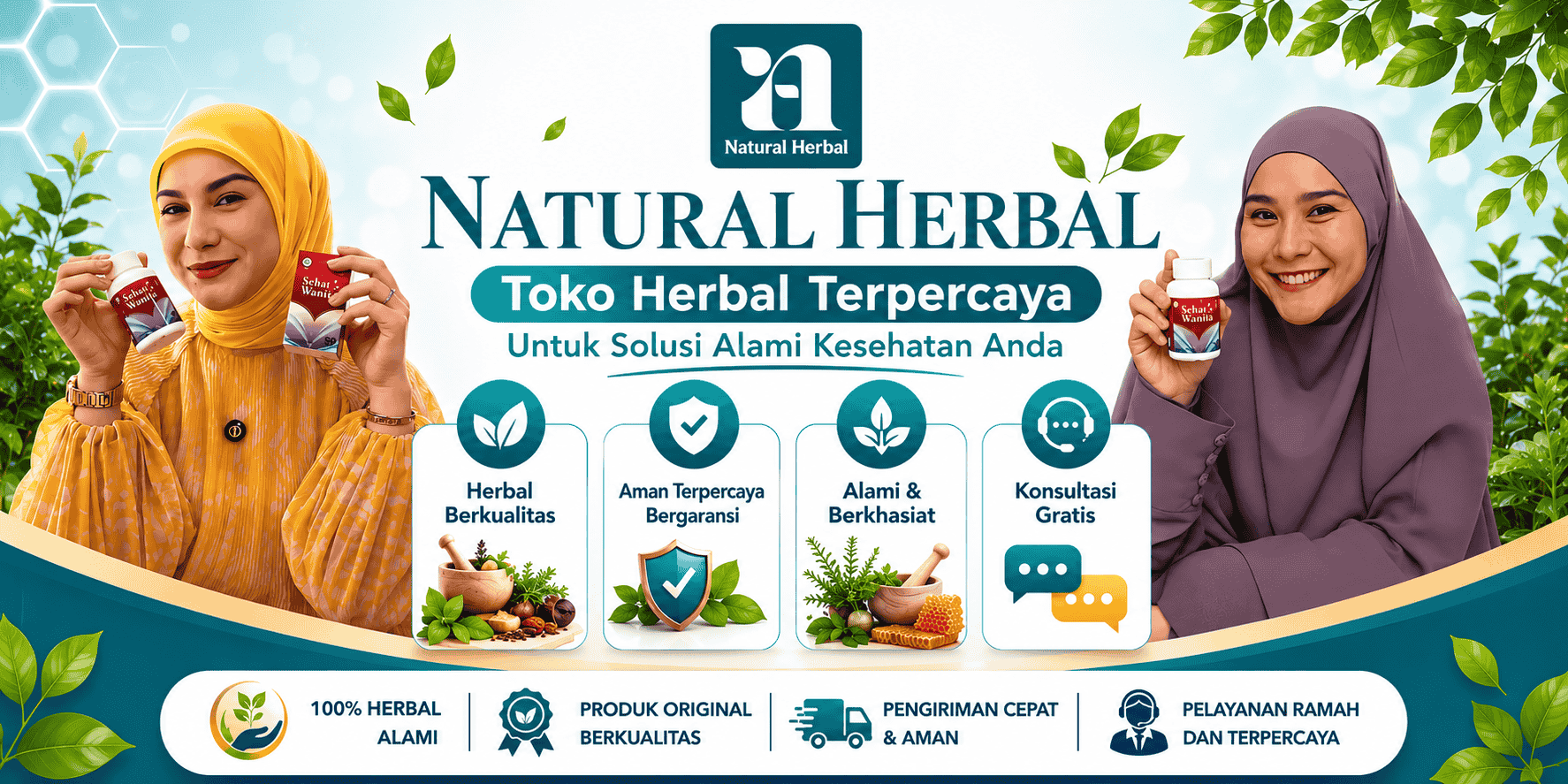 Banner Selamat Datang di Natural Herbal