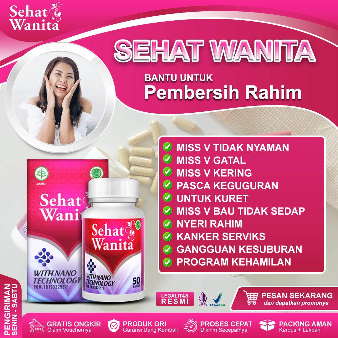 Sehat Wanita BPOM dan Halal MUI Suplemen Herbal Untuk Membantu Mengatasi Pasca Keguguran Membersihkan Kuret Masalah Kandungan Program Kehamilan Miss V Bau Tidak Sedap Nyeri Haid Menyeimbangkan Hormon Infeksi Jamur Bakteri Jahat Tuba Fallopi Tersumbat Dll